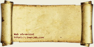 Una Stanimirović vizit kartica